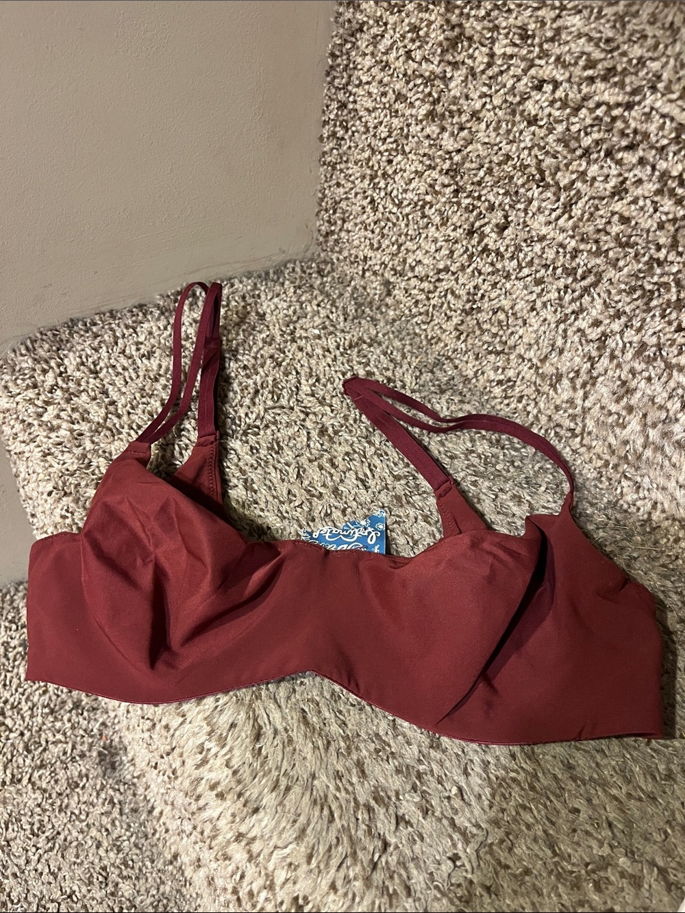 Free People Soft Cup Bra in Deep Burgundy